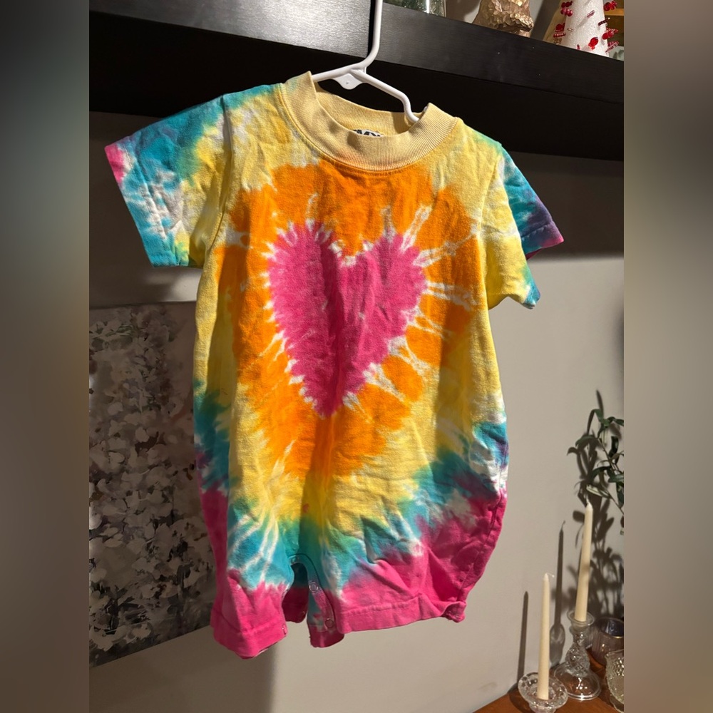 Colorful Tie-Dye Romper 18M